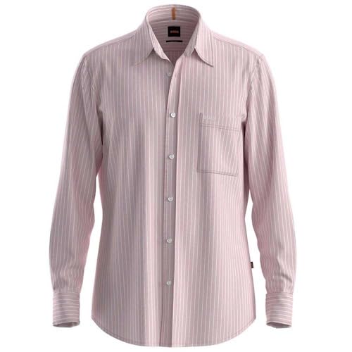 BOSS Relegant_6_M 10267891 01 Shirt Open Pink694 M von BOSS