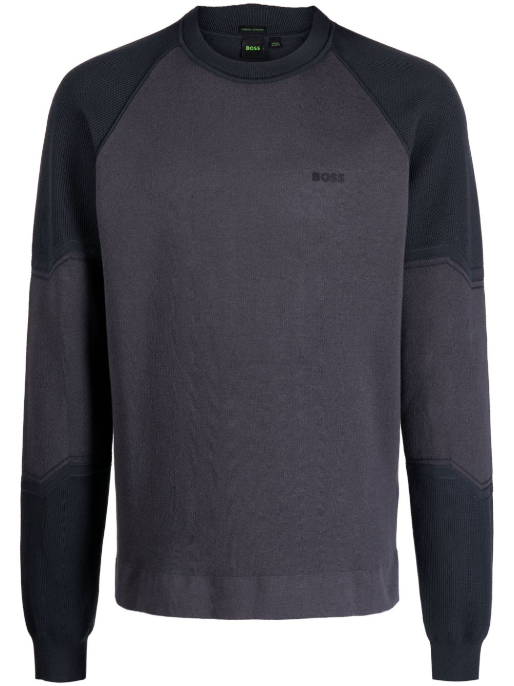 BOSS Relka Sweatshirt mit Rundhalsausschnitt - Grau von BOSS