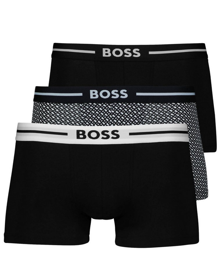 BOSS Retro Pants Herren Retropants TRUNK 3P BOLD DESIGN 3er-Pack (3-St) von BOSS