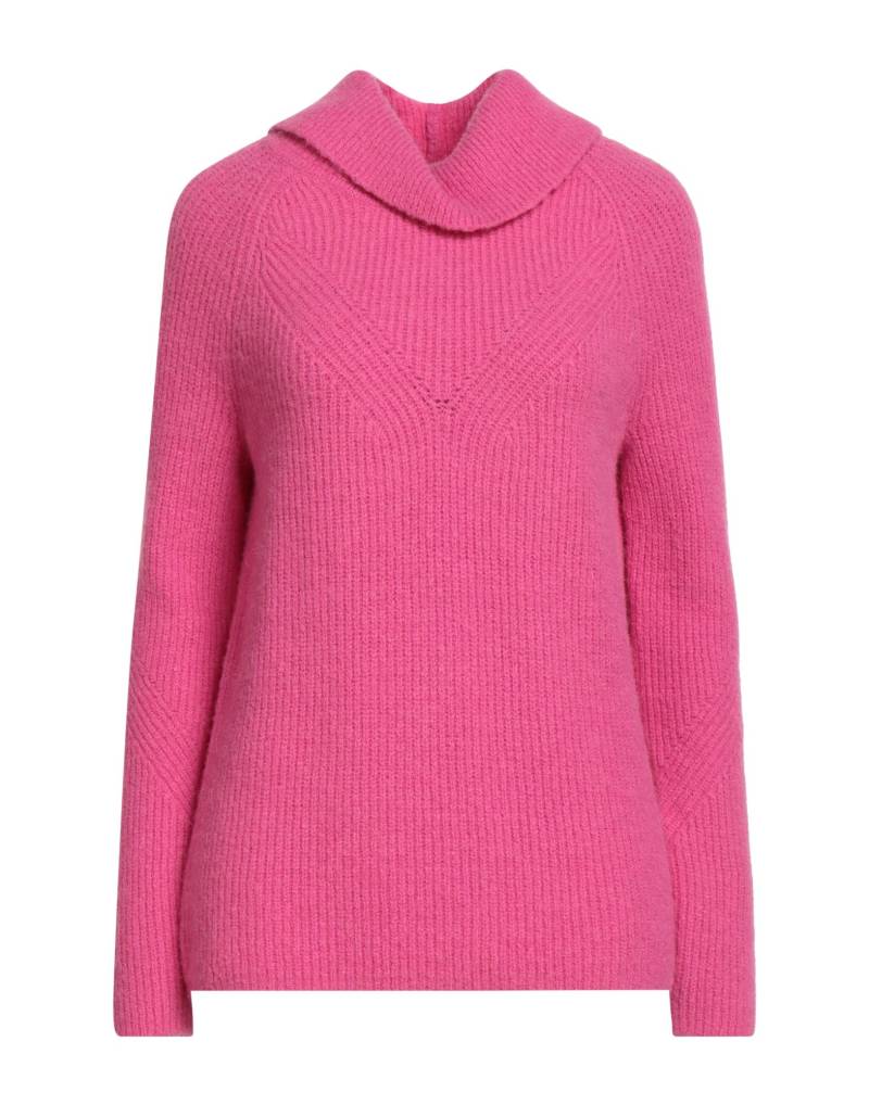 BOSS Rollkragenpullover Damen Fuchsia von BOSS