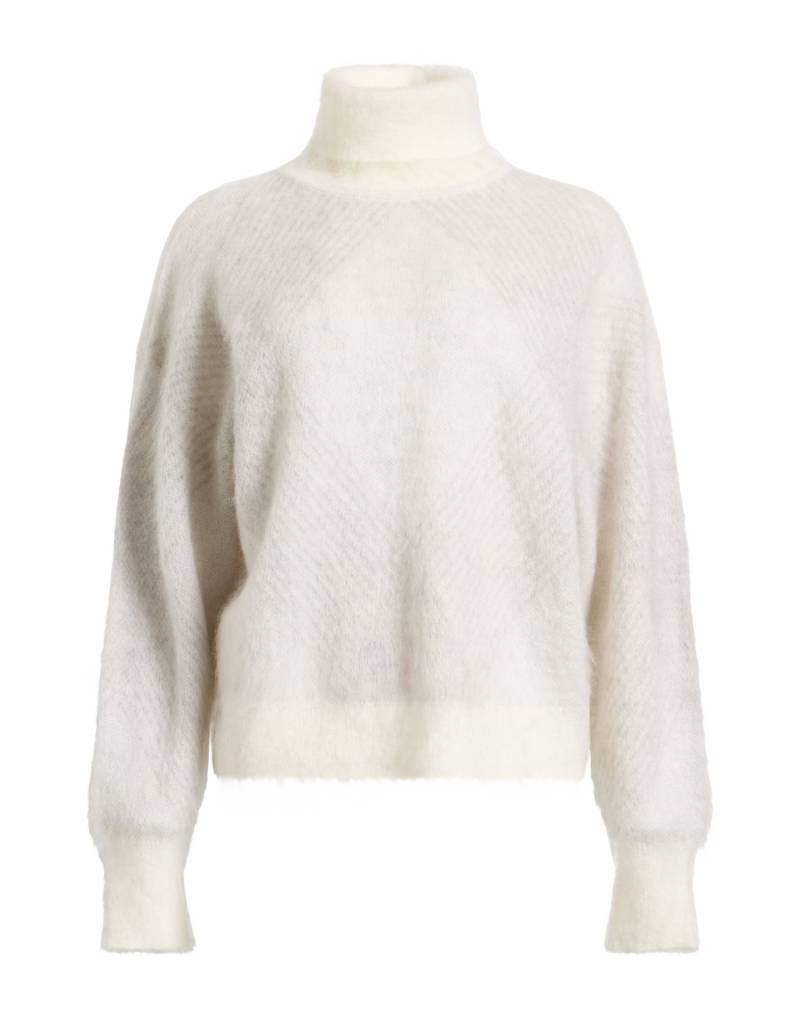 BOSS Rollkragenpullover Damen Off white von BOSS