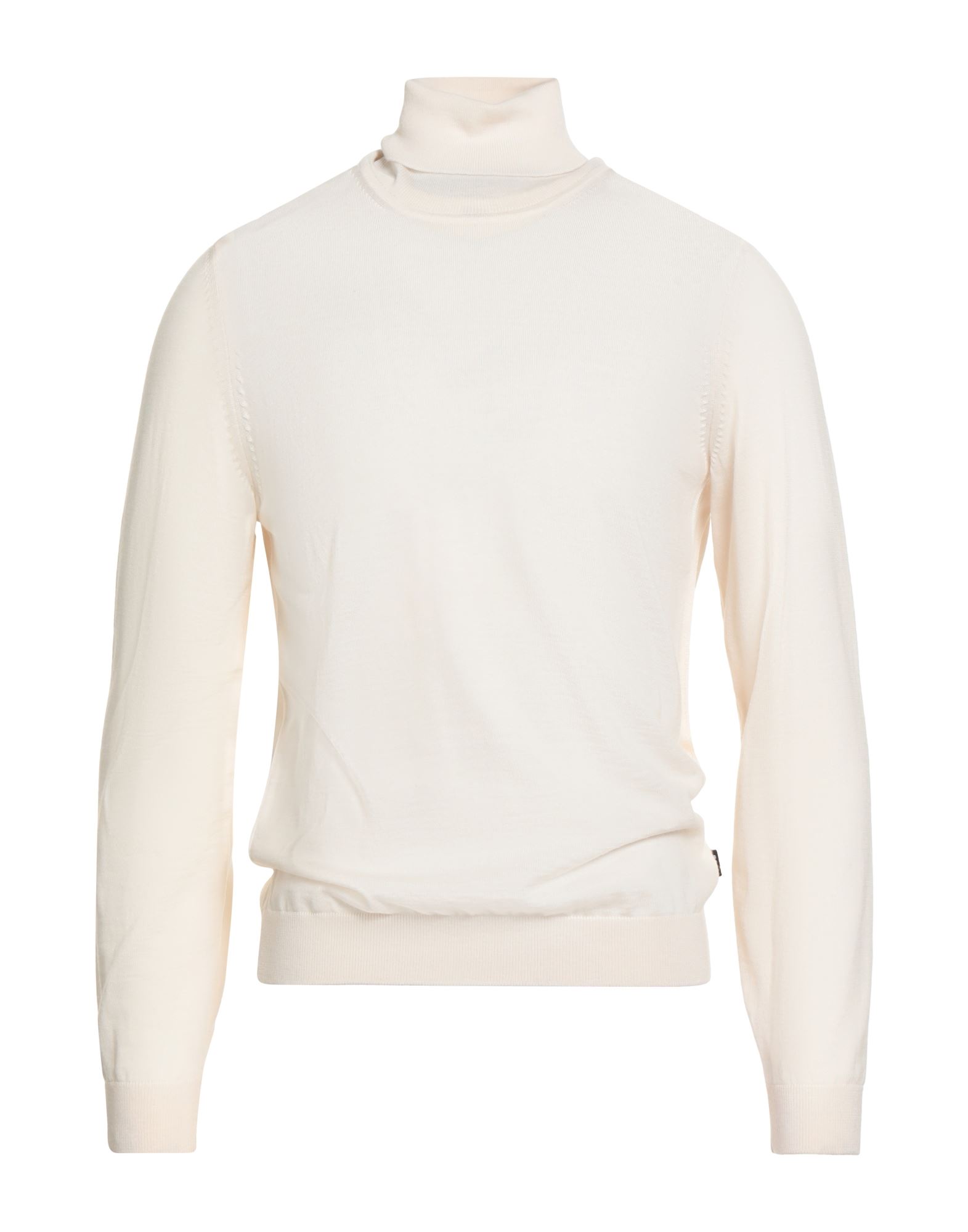 BOSS Rollkragenpullover Herren Cremeweiß von BOSS