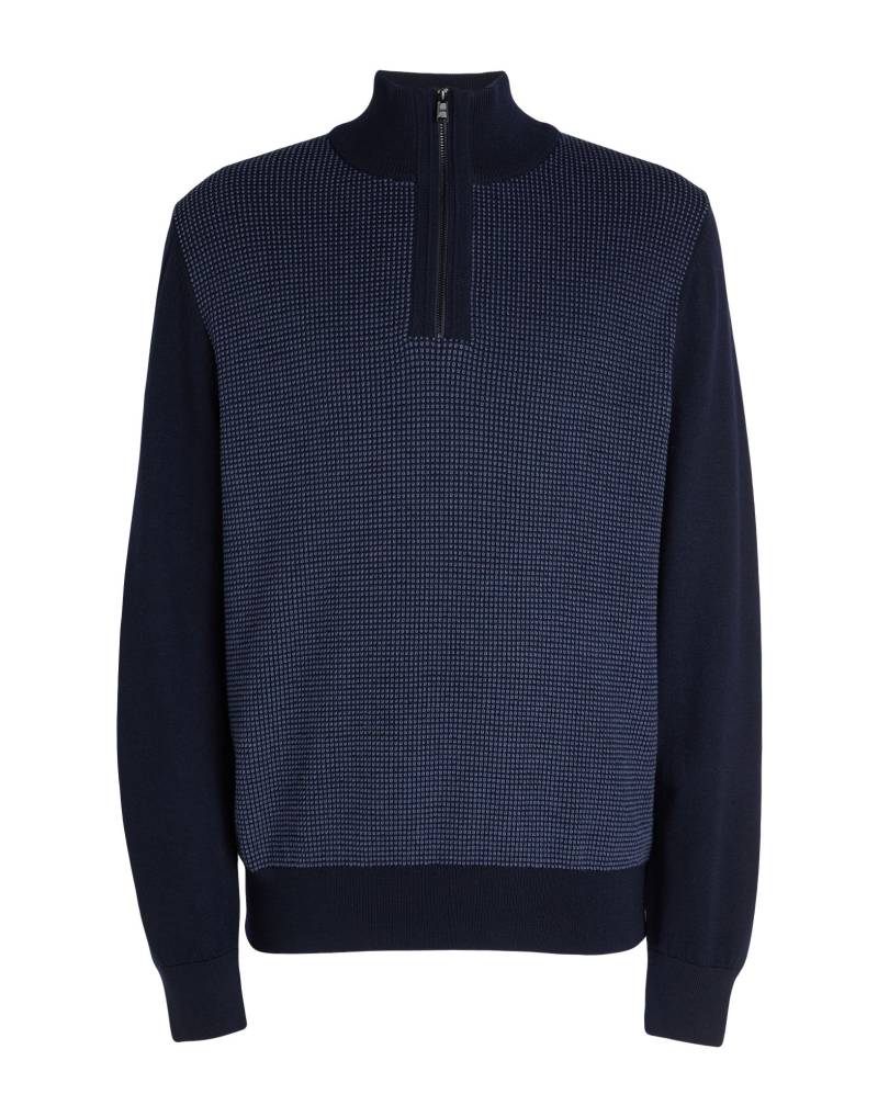 BOSS Rollkragenpullover Herren Nachtblau von BOSS