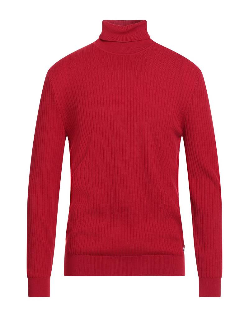 BOSS Rollkragenpullover Herren Ziegelrot von BOSS