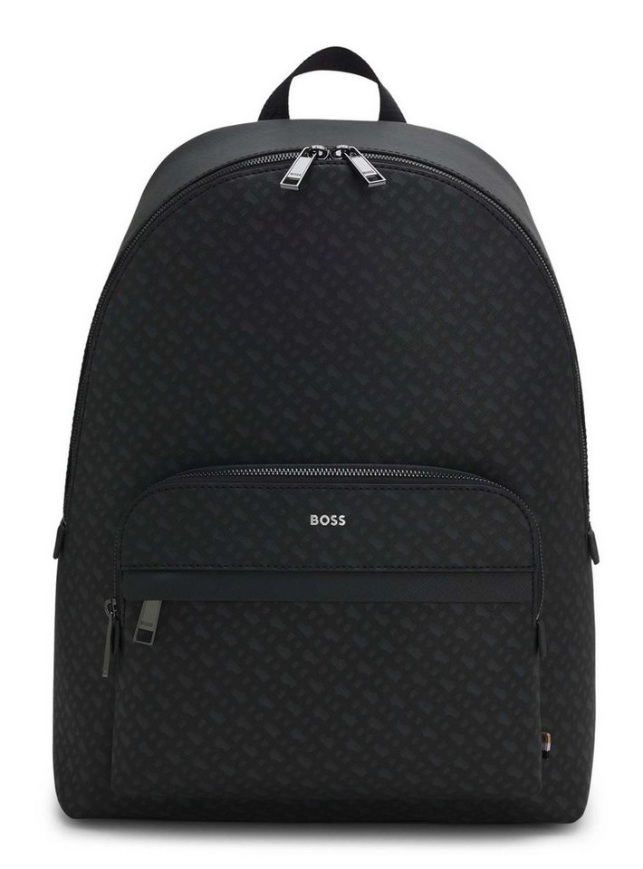BOSS Rucksack Backpack, aus echtem Leder von BOSS