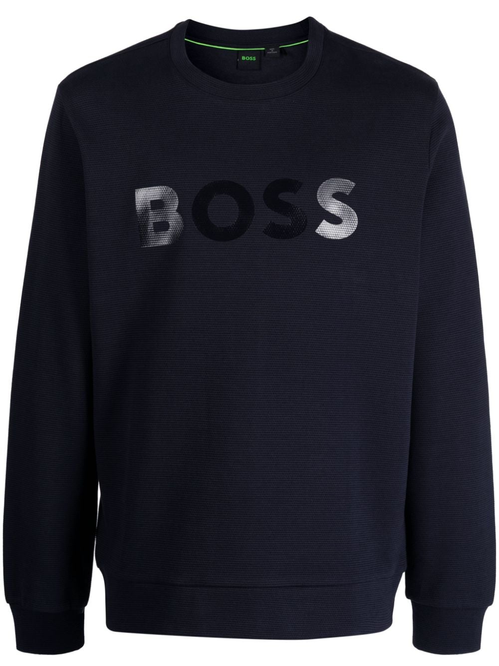 BOSS Sweatshirt mit Spiegel-Effekt - Blau von BOSS