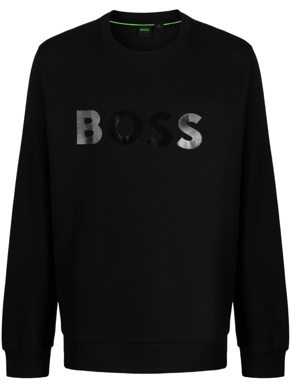 BOSS Sweatshirt mit Spiegel-Effekt - Schwarz von BOSS