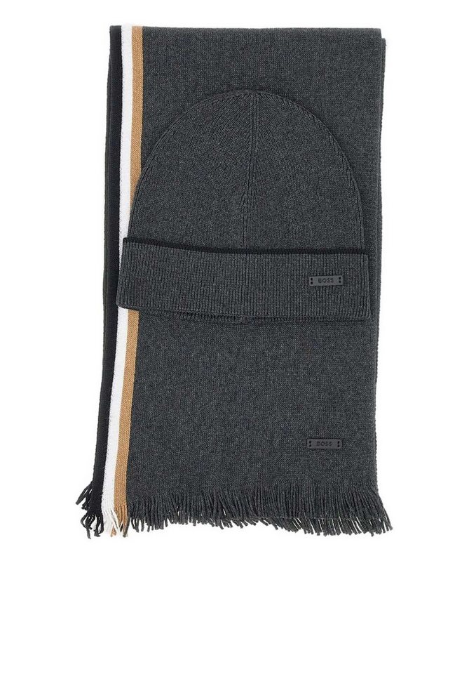 BOSS Schal aus Schal und Mütze Henzo, (keine Angabe, 1-St. keine Angabe) von BOSS
