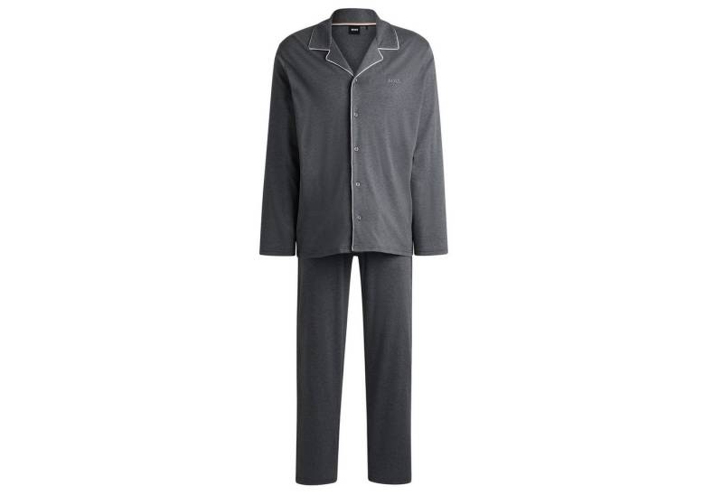 BOSS Schlafanzug BOSS Pyjama 50522232-039 mit Logo-Stickerei von BOSS