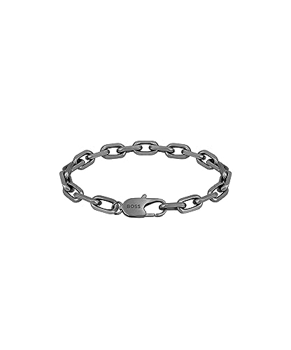 BOSS Jewelry Gliederarmband für Herren Kollektion KANE Grau - 1580502M von BOSS
