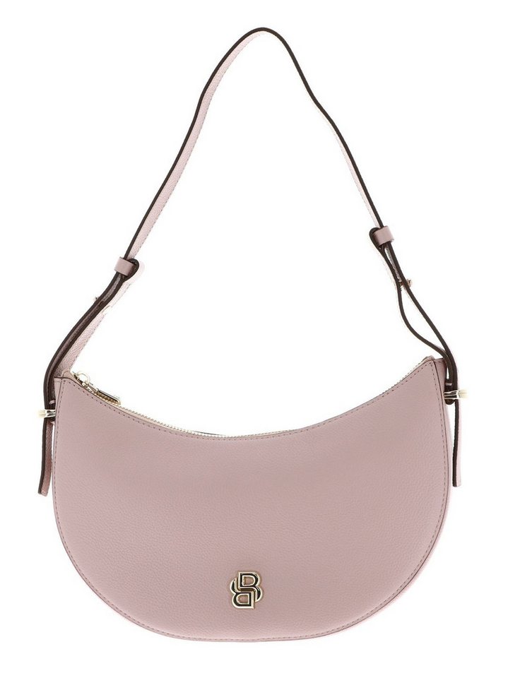 BOSS Schultertasche Halfmoon Shoulder Bag, aus echtem Rindsleder von BOSS