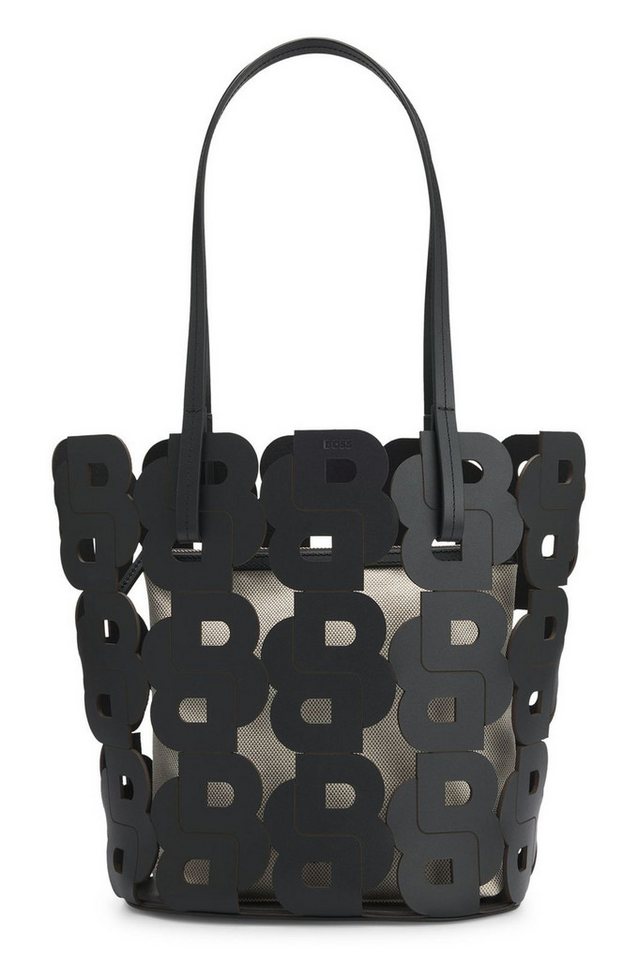 BOSS Schultertasche Lindah Tote (Set, 2-tlg), aus echtem Leder von BOSS