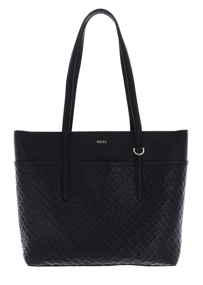 BOSS Schultertasche Shopper DM, aus echtem Rindsleder von BOSS