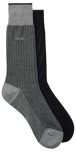 BOSS Schwarz Herren REGULAR_SOCKS 2p Rs Mini Design Mc 41-42 von BOSS