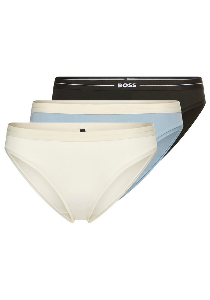 BOSS Slip 3P BRIEF (Packung, 3-St., 3er) mit elastischen Logobund von BOSS