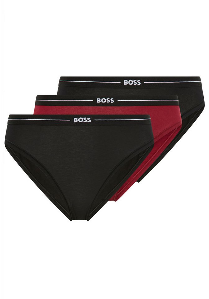 BOSS Slip 3P BRIEF (Packung, 3-St., 3er) mit elastischen Logobund von BOSS