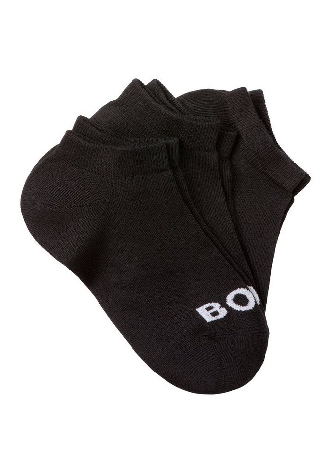 BOSS Sneakersocken 3P AS Logo CC W (Packung, 3-Paar, 3er) mit BOSS Logoschriftzug von BOSS