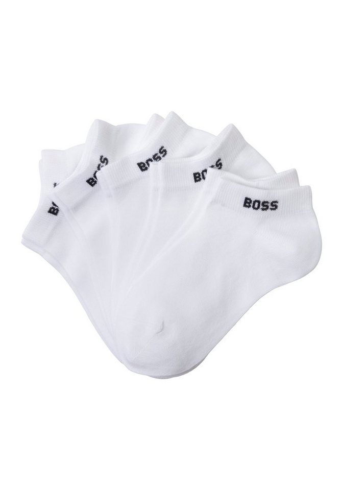 BOSS Sneakersocken 5P AS Logo CC W (Packung, 5-Paar, 5er) mit BOSS-Logoschriftzug von BOSS