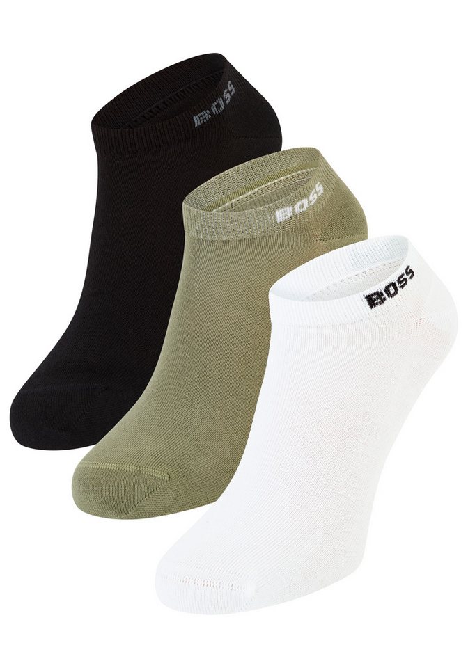 BOSS Sneakersocken 5P AS Uni CC (Packung, 5-Paar) mit BOSS Label von BOSS