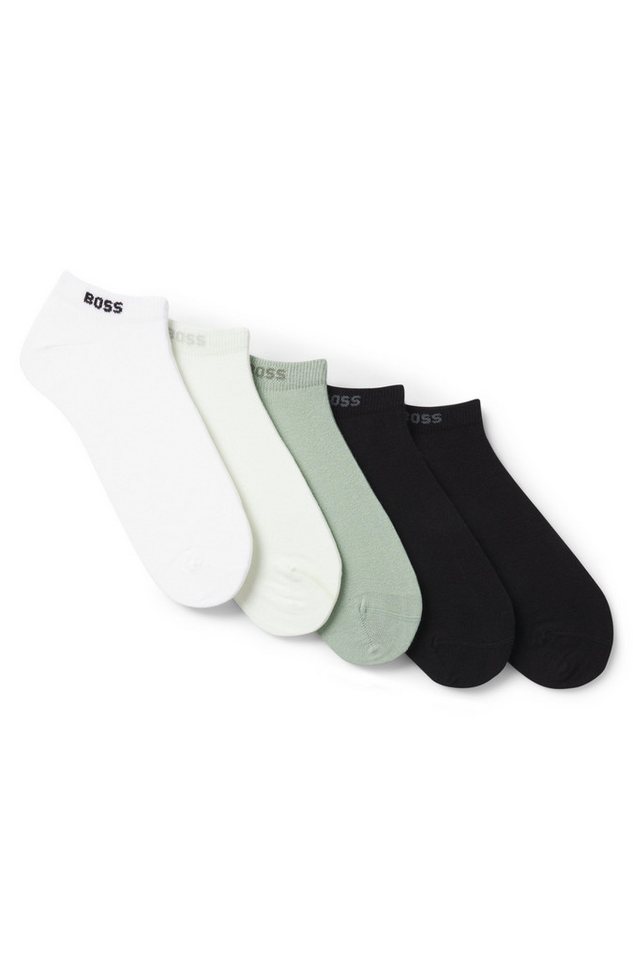 BOSS Sneakersocken 5P AS Uni CC (Packung, 5-Paar) mit BOSS Label von BOSS