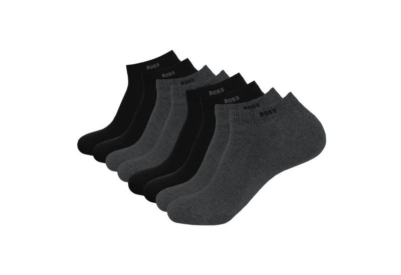 BOSS Sneakersocken AS Uni CC (4-Paar) mit BOSS Logo am Bündchen von BOSS