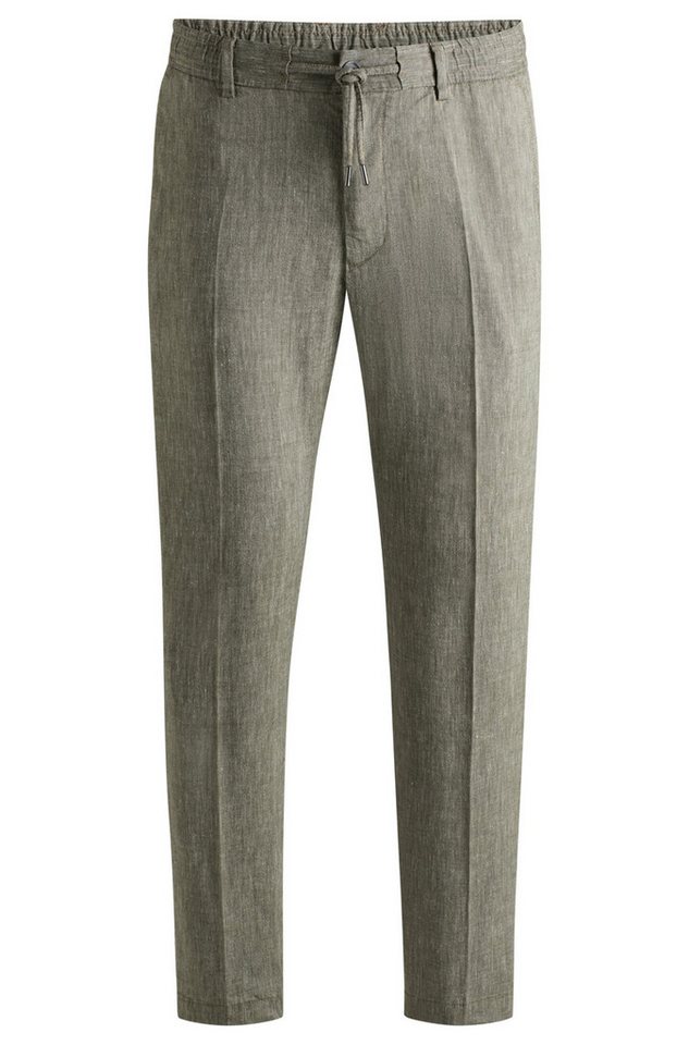 BOSS Stoffhose Leinen-Mix Hose Kane - Regular Fit von BOSS