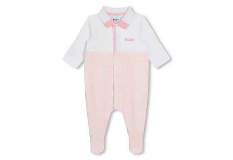 BOSS Strampler BOSS Baby Samt-Pyjama zweifarbig, Gr. 3-12 Monate von BOSS