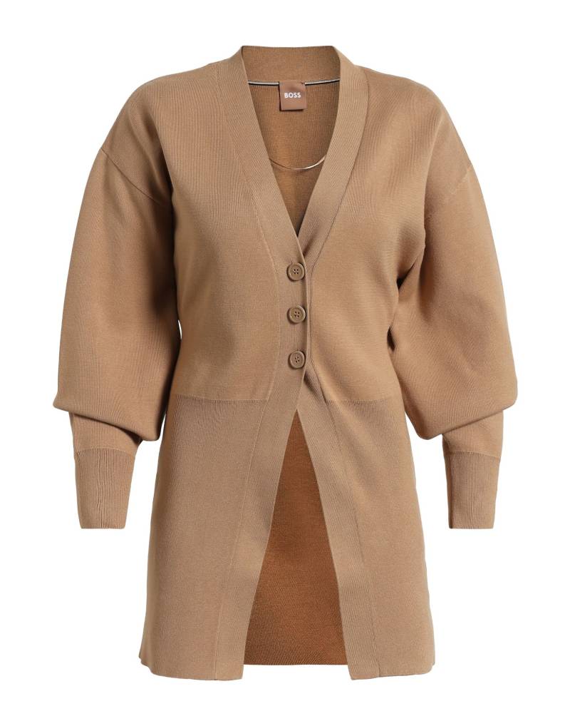 BOSS Strickjacke Damen Kamel von BOSS