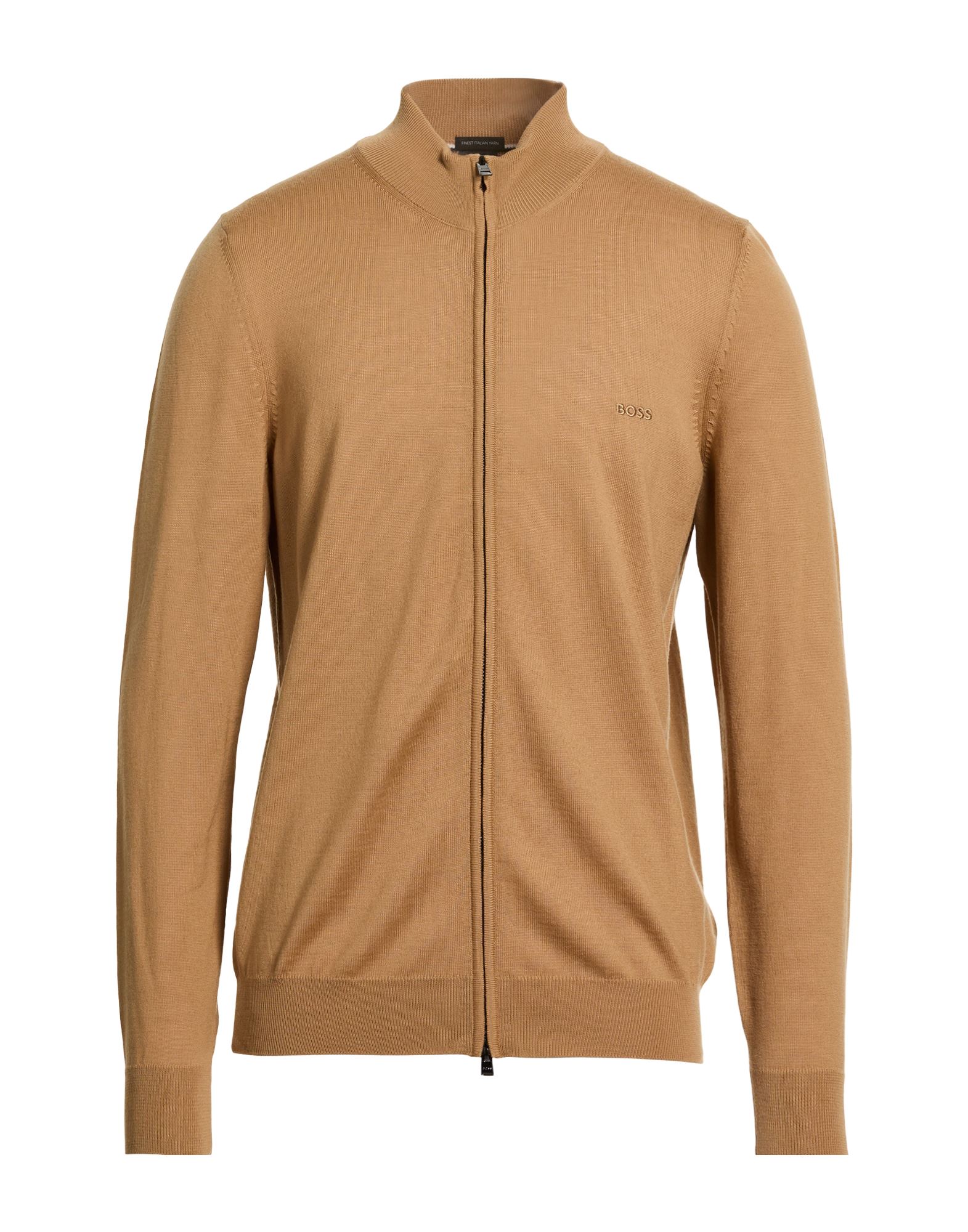 BOSS Strickjacke Herren Beige von BOSS