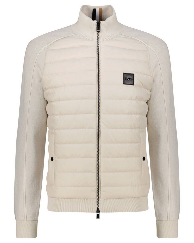 BOSS Strickjacke Herren Strickjacke mit Wattierung H-ESFERO (1-tlg) von BOSS