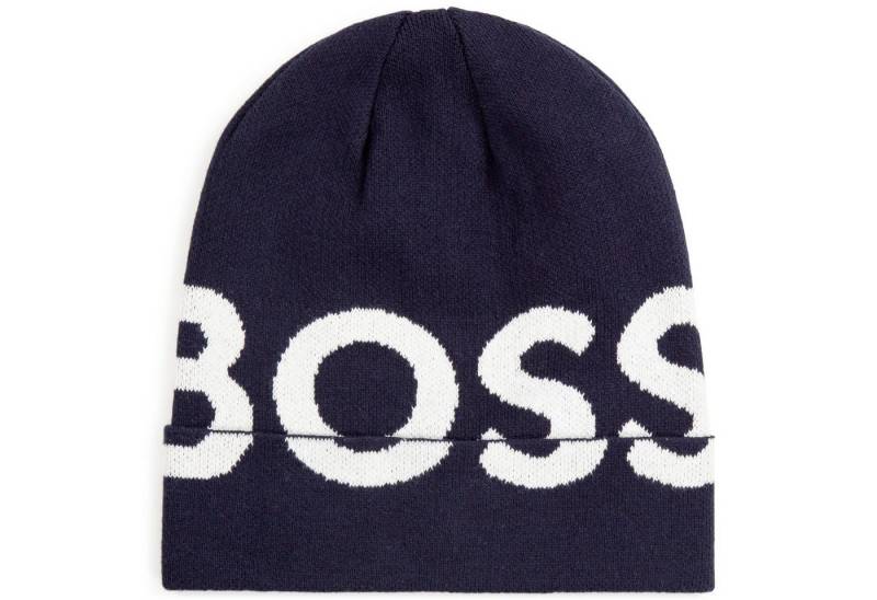 Boss Kidswear Strickmütze BOSS Kidswear Mütze mit Logo Stitching  von Boss Kidswear