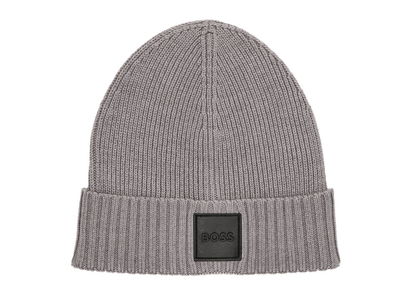 BOSS Strickmütze Flavio - Mütze (silver) von BOSS