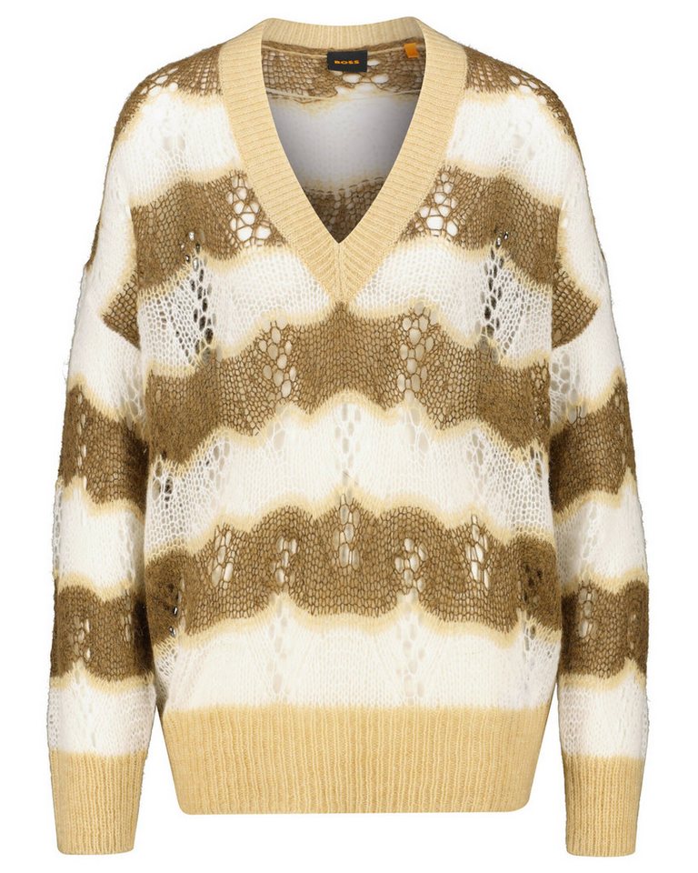 BOSS Strickpullover Damen Strickpullover mit Alpaka C_FORNELLO (1-tlg) von BOSS