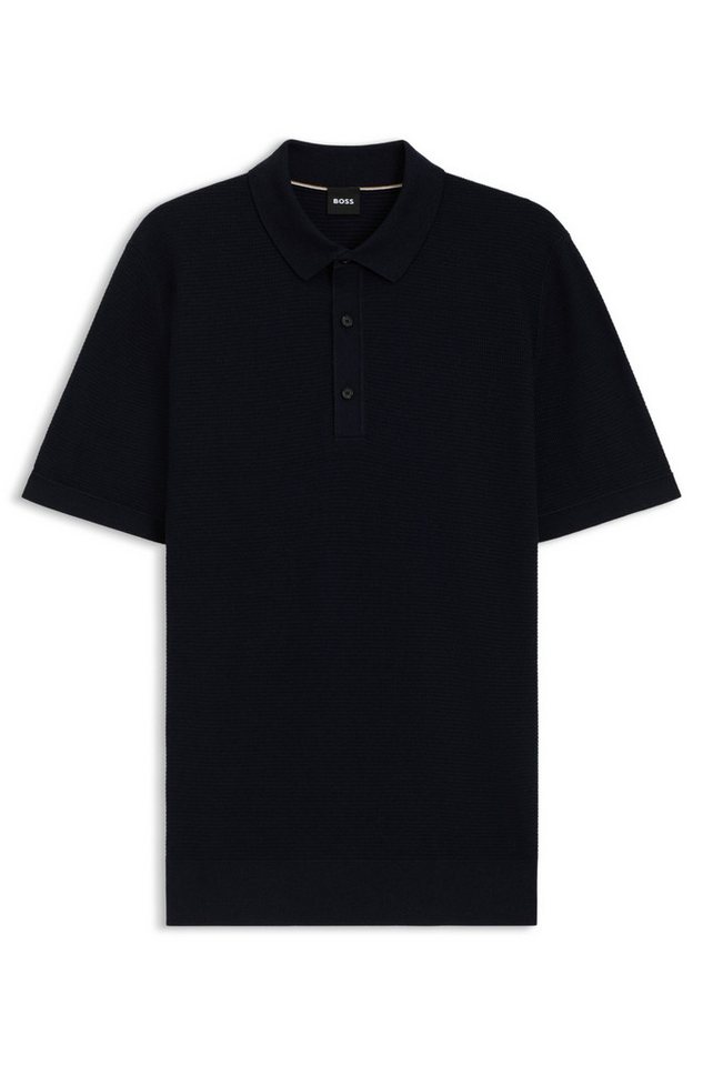 BOSS Strickpullover Poloshirt Iannotti von BOSS