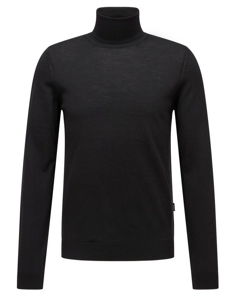 BOSS Strickpullover Herren Rollkragenpullover MUSSO-P aus Wolle (1-tlg) von BOSS