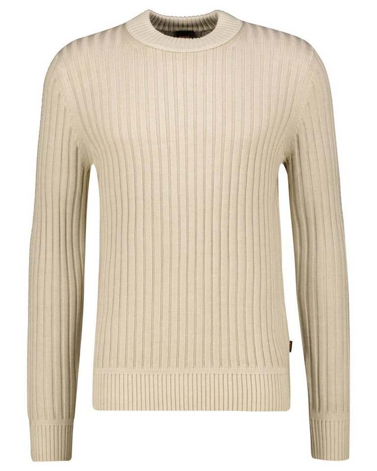 BOSS Strickpullover Herren Strickpullover KRIBEN mit Wolle (1-tlg) von BOSS