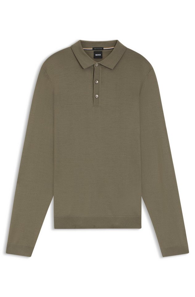 BOSS Strickpullover Polopullover Lancione von BOSS