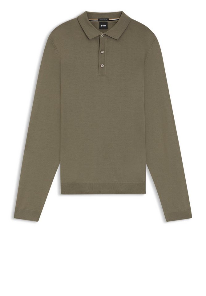 BOSS Strickpullover Lancione aus Schurwolle (1-tlg) von BOSS