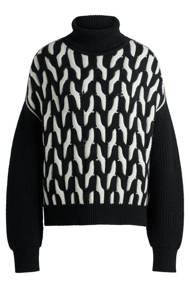 BOSS Strickpullover Pullover Ferdolia - Oversized von BOSS