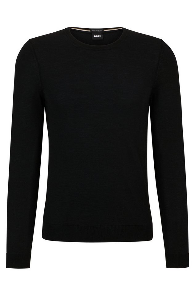 BOSS Strickpullover Slim-Fit Pullover von BOSS