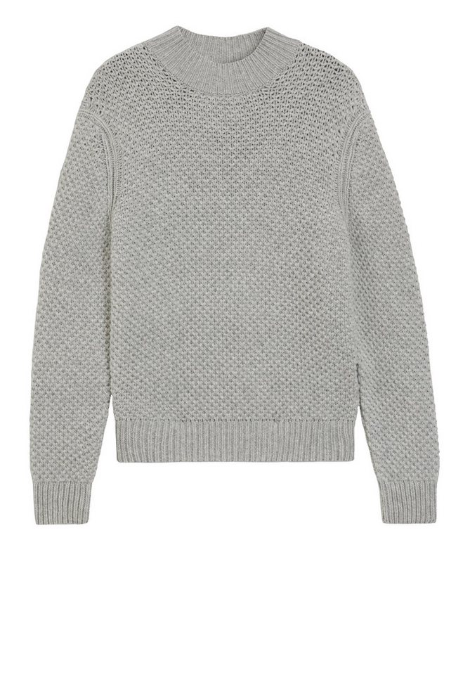 BOSS Strickpullover aus Schurwolle mit strukturiertem Strickmuster (1-tlg) von BOSS