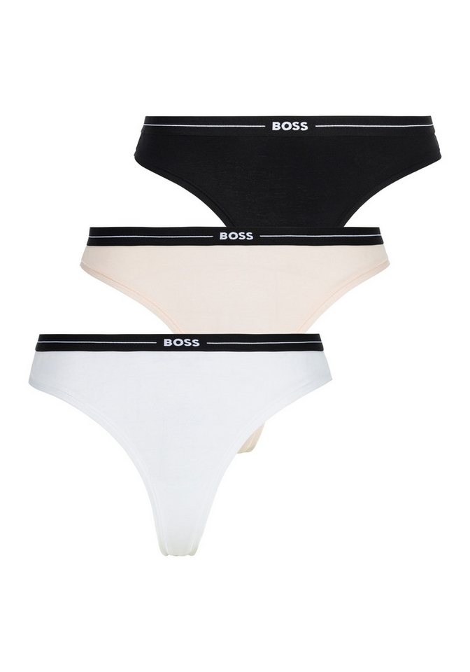 BOSS String 3P THONG (Packung, 3-St., 3er) mit BOSS Logobund von BOSS