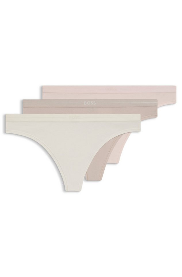 BOSS String 3P THONG (Packung, 3-St., 3er) mit BOSS Logobund von BOSS