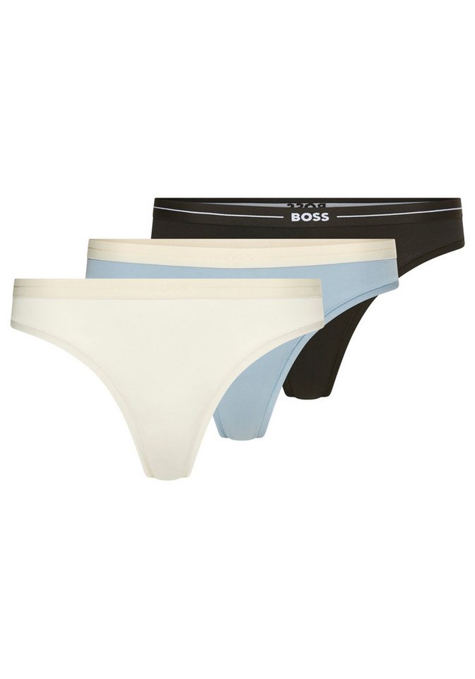 BOSS String 3P THONG (Packung, 3-St., 3er) mit BOSS Logobund von BOSS