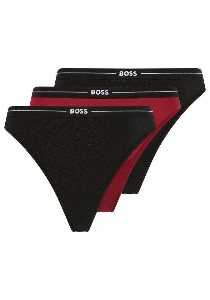 BOSS String 3P THONG (Packung, 3-St., 3er) mit BOSS Logobund von BOSS