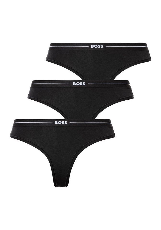BOSS String 3P THONG (Packung, 3-St., 3er) mit BOSS Logobund von BOSS