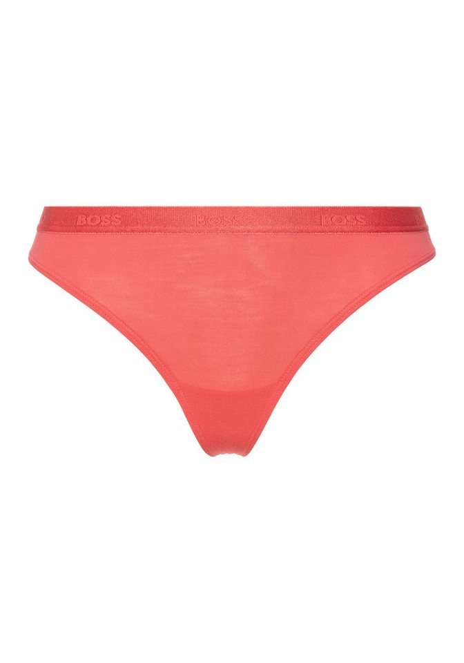 BOSS String THONG CI mit BOSS Logoschriftzug auf dem Bund von BOSS