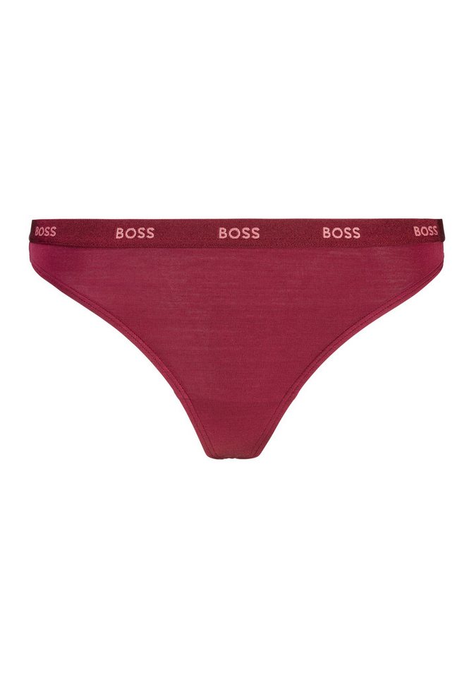 BOSS String THONG CI mit BOSS Logoschriftzug auf dem Bund von BOSS