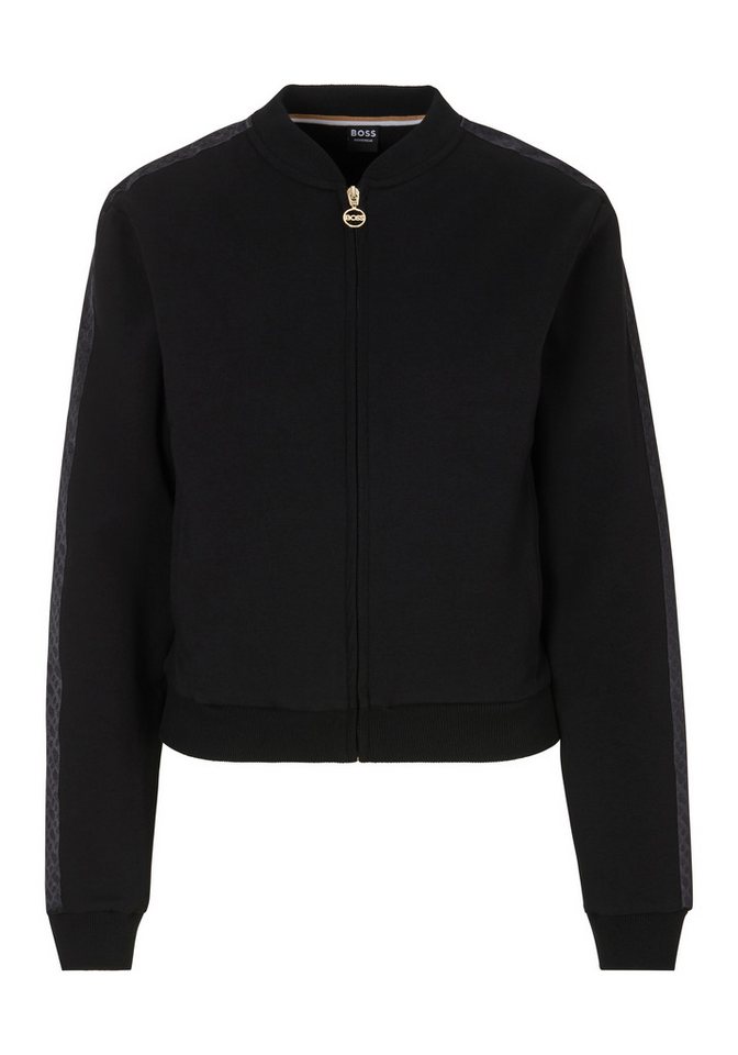 BOSS Sweatjacke Cosmo_Zip Jac mit Label von BOSS