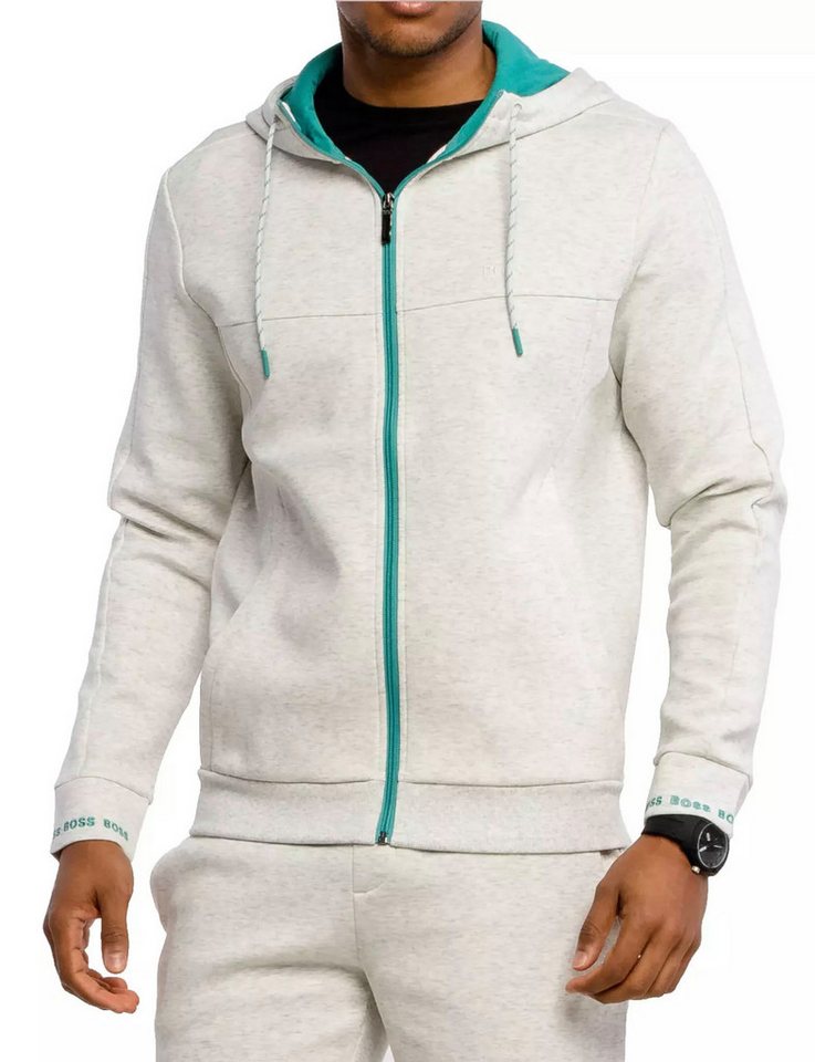 BOSS Sweatjacke HUGO BOSS Saggy 1 Zip Up Hoodie Sweatshirt Sweat-Jacke Hoody Jacket Pu von BOSS